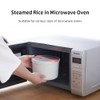 Microwave Rice Cooker, 2L Microwave Rice Steamer Pasta Cooker with