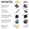 Albo ALBO Zip Ties Black 10 Inch 100 Pack 50