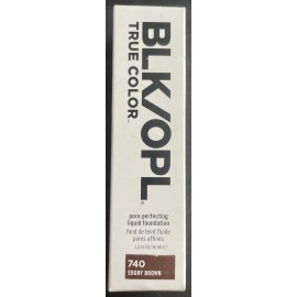 Black Opal BLK OPL Even True Pore Perfecting Liquid Foundation, 740 Ebony Brown