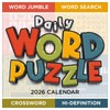 TF Publishing 2026 Daily Word Puzzle Daily Desktop Calendar