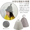 Samcos Sauna Hat, Set of 2, Sauna Cap, High Heat