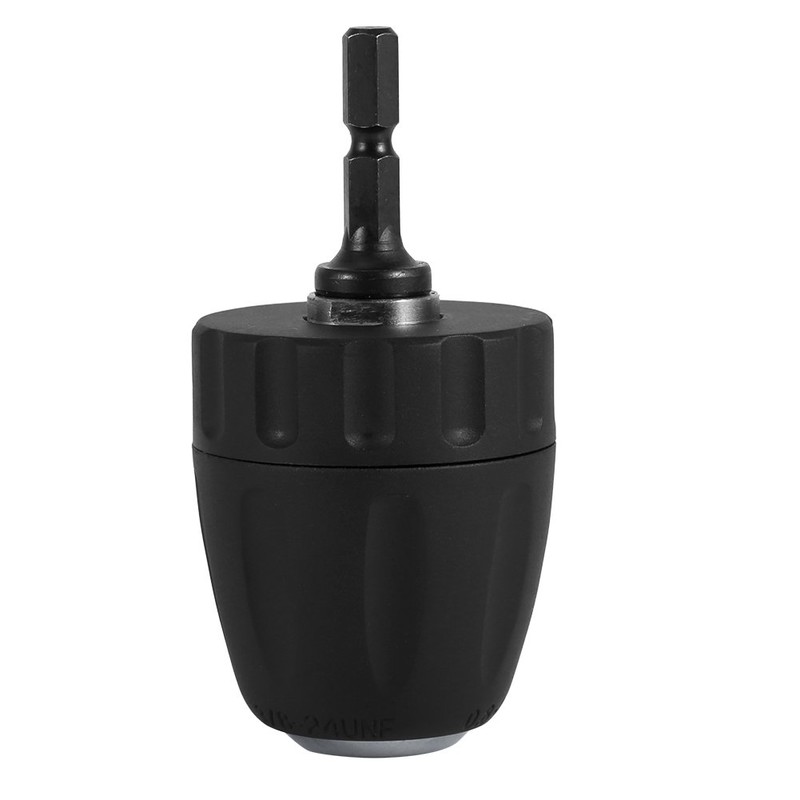 Quick Release Drill Chuck, 3/8-24UNF 0.8-10 mm Keyless Drill Chuck