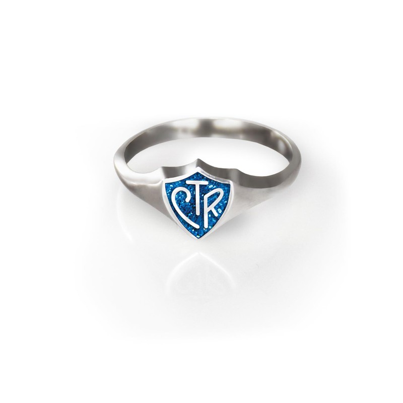 Ringmasters Blue Sparkle CTR LDS CTR Ring Choose the Right