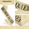 TOBATOBA Birthday Queen Sash and Crown for Women - Gold