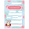Junapack 12 Invitation Cards with 12 Envelopes for 3rd Children's