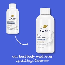 Dove Nutrium Moisture Deep Moisture Body Wash, 3 Ounces