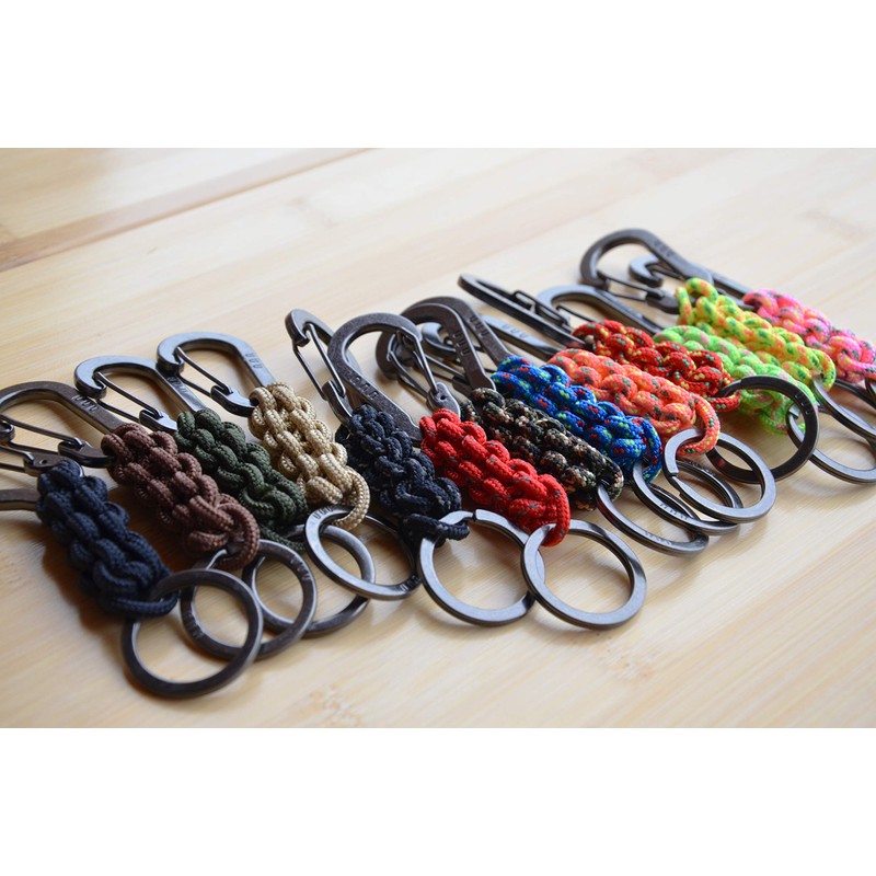 Sanyu Sangyo UUU-0104 Crankstitch Keyring, Reflective Black, Approx. 4.7 inches
