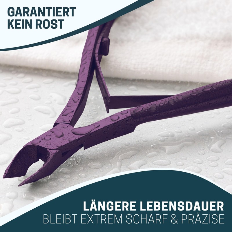 KLINGENHELD® Precise Cuticle Nippers with 1 Cuticle Pusher - Very