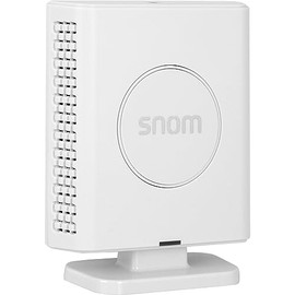 Snom M400 SC IP DECT Singlecell Base Station, Up to 20 Handsets, Up to 10 Paralel Calls and 20 SIP Accounts, Broadband Audio, PoE, White 00004587