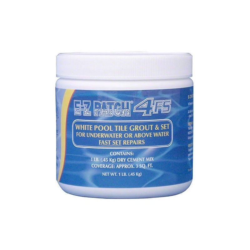 E-Z Products 4 F.s. White Pool Tile Grout Repair (Fast