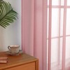 MIULEE 2 Panels Sheer Window Curtains Elegant Window Voile Panels