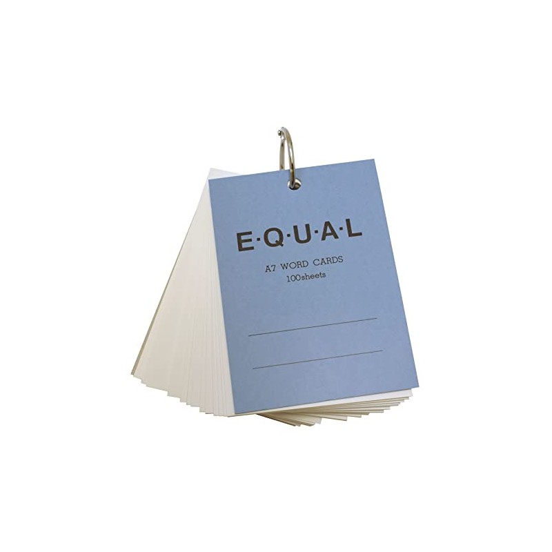 Life word card A7 equal P320 a blue