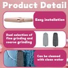 6 Piece Flawless Replacement Heads, Replacement Roller, Foot File Replacement