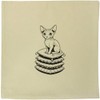Azeeda 40cm x 40cm 'Relaxed Sphinx Cat' Canvas Cushion Cover