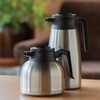 Service Ideas SHS19T Tall Decanter Server Carafe Pitcher, Vacuum Insulation,