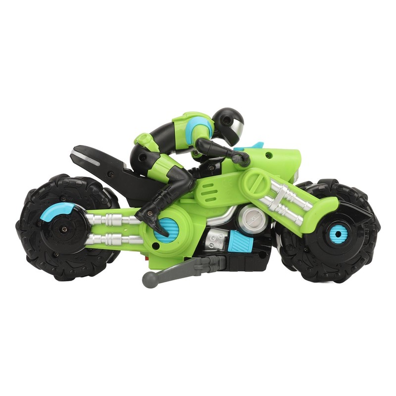 1:10 Scale Remote Control Motorcycle Toy High Speed RC Stunt