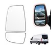 Aritoxy Passenger Right Side Lower Mirror Glass for Ford Transit