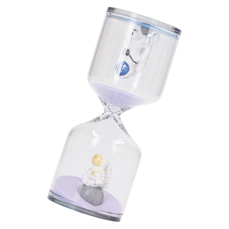 Decorative Sand Timer Clock Space Man Educational Hourglass for Office