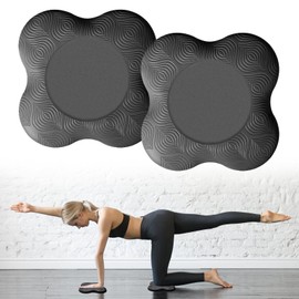 Pack of 2 Knee Cushion Yoga, Knee Cushion Sports, Yoga Accessories, Wear-Resistant Protect Knees, Wrists, Ankles, Hands, Wrists and Elbows, for Fitness Pilates