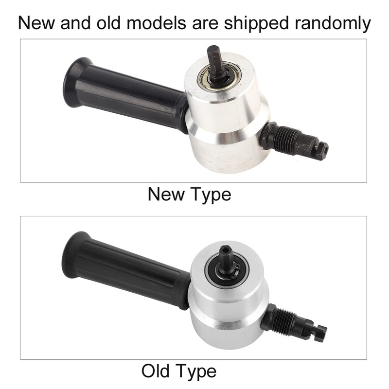 Hand Metal Nibbler Dual Head Cutting Tool Power Drill Attachment