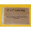 celloexpress 9" x 7" Mounted Photograph Cellophane Display Bags Self