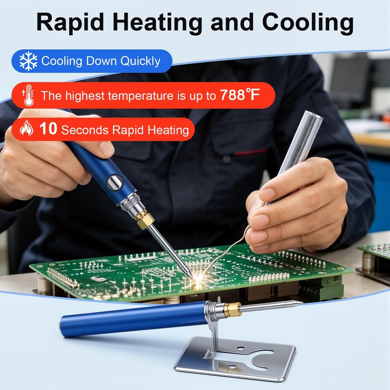 Cordless Soldering Iron Kit Portable Wireless Electric Soldering Gun Pen