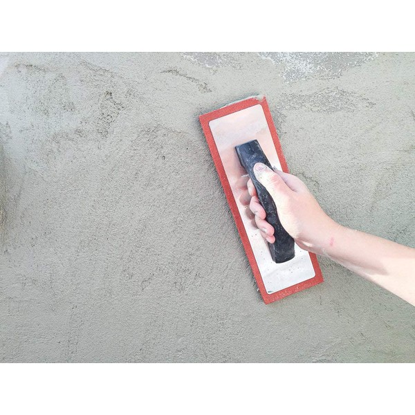 Edward Tools Rubber Sponge Float - 10” x 4” x 5/8” - Flat for Masonry, Concrete, Drywall, Stucco or Grout - Fine Texture Rubber Sponge Pad