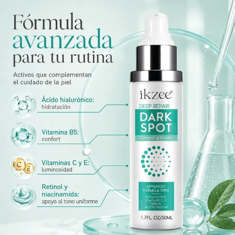 Serum Facial Niacinamida Retinol Ácido Hialurónico 50ml