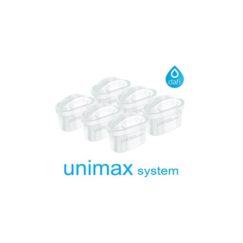 Pack of 6 Universal Water Filter Cartridges to fit Brita