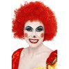 Smiffys Crazy Clown Wig Red