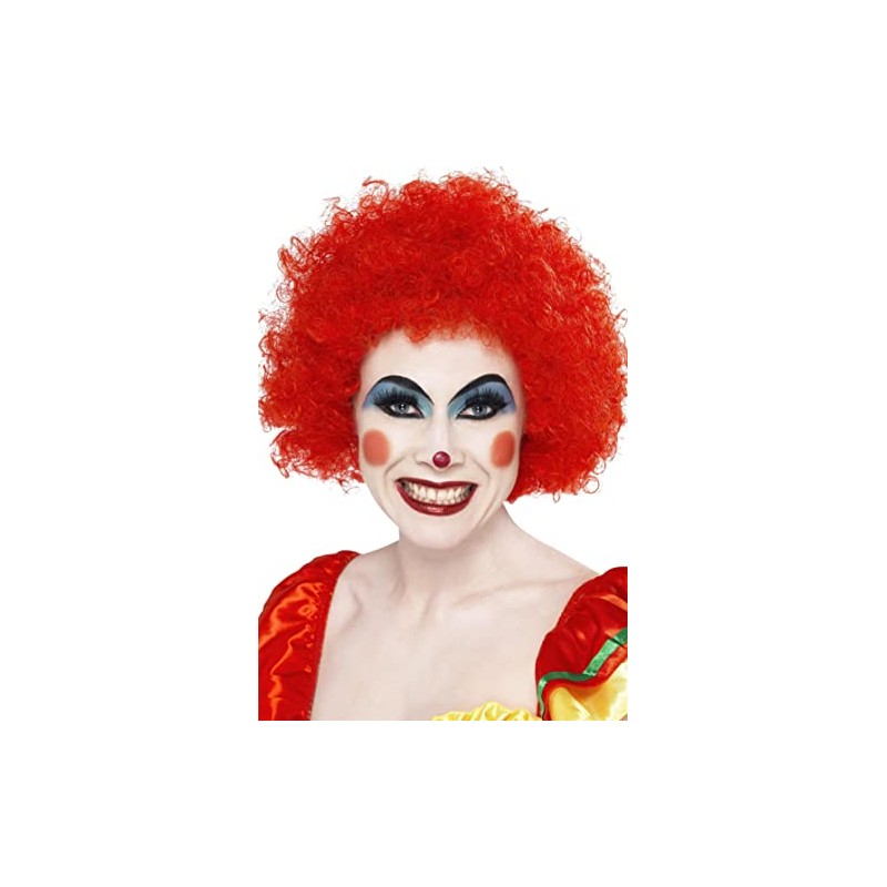 Smiffys Crazy Clown Wig Red