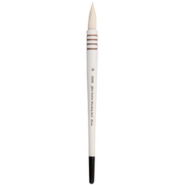 Silver Brush Limited 5325S-30 Silver Atelier Blending Quill Round Brush, Size 30, Short Handle