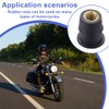 CPJJ 20 x M5 motorcycle windscreen nuts, rubber nuts, motorcycle