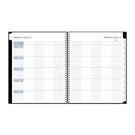 2024-2025 Blue Sky Teacher Lesson Planning Weekly/Monthly Calendar, 8-1/2" x 11", Black, July 2024 To June 2025, 134433-
