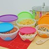 Southern Homewares 5 Piece Nested & Stackable Bowl/Food Storage Containers,