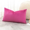 Artscope Luxury Velvet Cushion Covers Decorative Lumbar Pillowcases Soft Solid