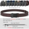 LionVII Ratchet Elastic Men Belts, 1 3/8" Stretch Belt with