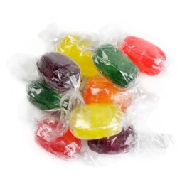 YANKEETRADERS Assorted Fruit Flavored Barrels, Hard Candy - 4 Pounds