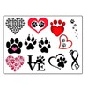 Paw Prints Collection (Paw Prints temporary Tattoo c2)
