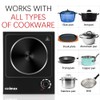CUSIMAX Hot Plate, Single Burner Electric Cooktop, 1500W Electric Burner