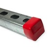 (Customize quantity) Plastic Safety End Caps for Unistrut Channel 1-5/8'' inch RED