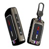 HIBEYO 4 Button Key Fob Cover Fit for Mazda 3