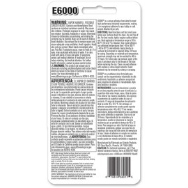 E6000® 237039 Multipurpose Adhesive, Black, 2 oz