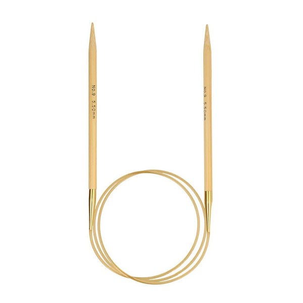 Tulip Knitting Needles, Bamboo, Beige, 80 cm x 5.5 mm