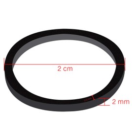 Zavaca 2000 Pcs Colorful Elastic Bands Hair Rubber Bands Mini Hair Ties for Kids Girls Baby (Pure Black)