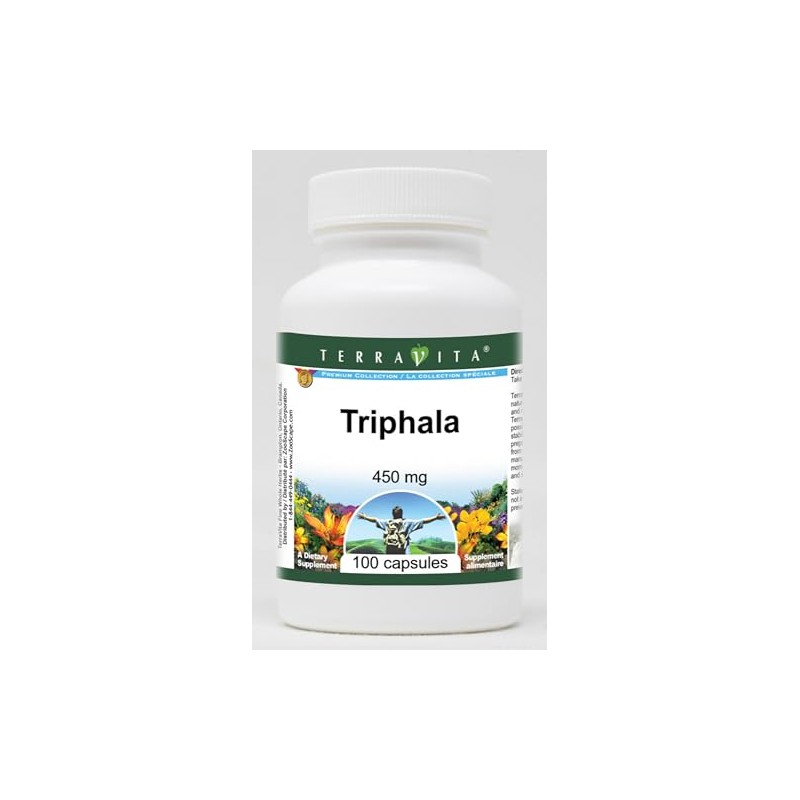 Triphala - 450 mg (100 Capsules, ZIN: 521555) - 3