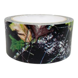 FSI Self-Adhesive Camo Tape Camouflage Gun Wrap Tape for Outdoor Hunting, 5cm x 10m/roll (Leaf-Black)