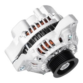 Automotive NEW Alternator Compatible with Acura EL 1.7L 2001-2005, Honda Civic 1.7L 2001-2005, 400-48035, 31100-PLM-A01, 31100-PLM-A02, 31100-PLM-C01