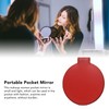 Fdit Single Sided Folding Circular Mirror, Lightweight Compact Cosmetic Pocket