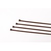 100 x Brown Cable Ties - 100mm x 2.5mm (Zip